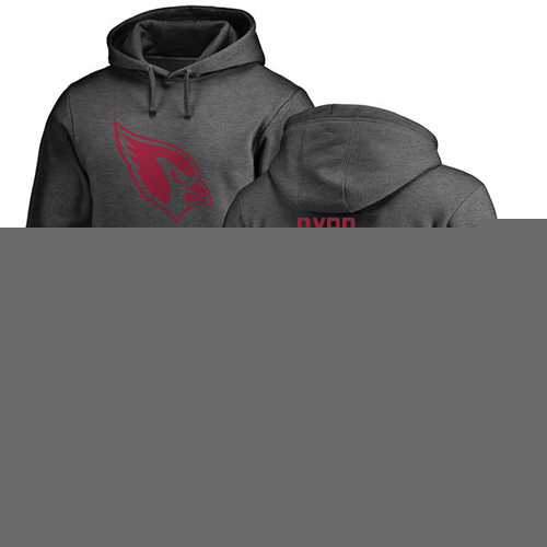 Arizona Cardinals Men Ash Damiere Byrd One Color NFL Football #14 Pullover Hoodie Sweatshirts